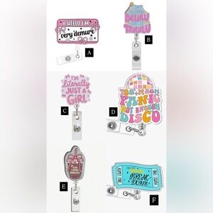 Badge Reels - Nursing/Doctor/Student/Teacher/Healthcare/Medical